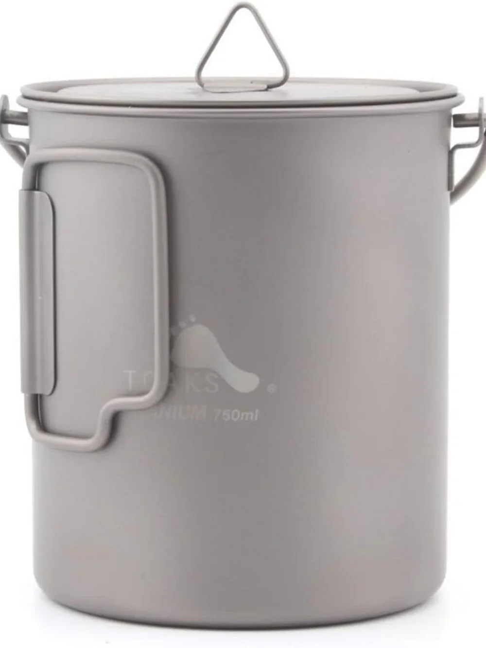 Ultralight Titanium 750ml Pot with Bail Handle for Camping & Backpacking